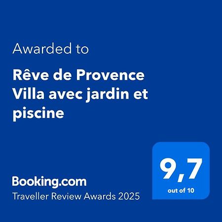 Reve De Provence Villa Avec Jardin Et Piscine Forcalquier Eksteriør bilde